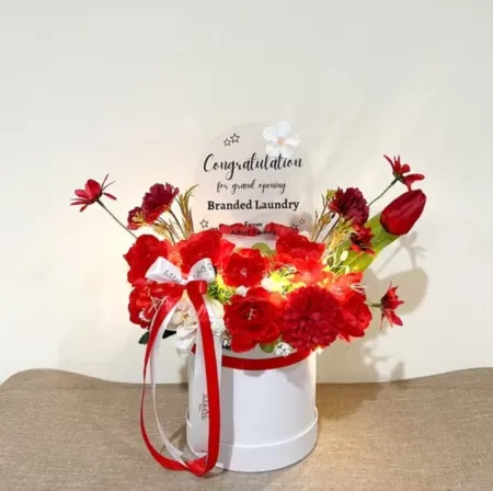 Bloom Box Akrilik Ucapan Grand Opening Sampang